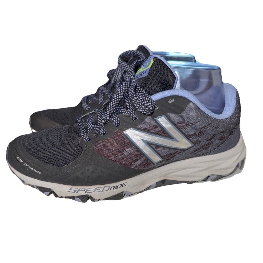 NEW BALANCE TRAIL RUNNING SHOE WT690LB2 LAVENDER BLACK SIZE 10 WOMEN'S